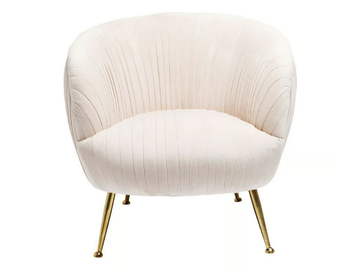 PERUGIA - Velvet armchair by KARE Design - view 2